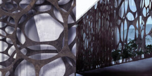 Black Lava Structures in Architecture