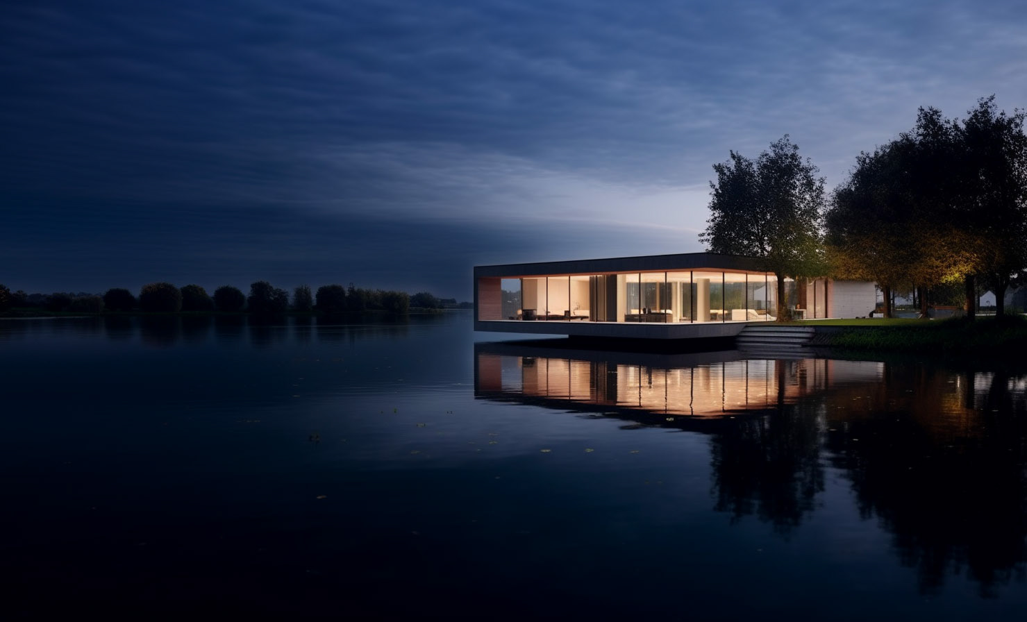 House over the Lake