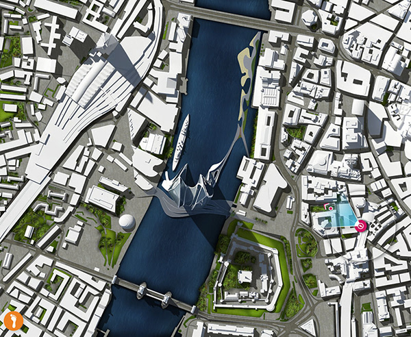 London Thames Towers masterplan