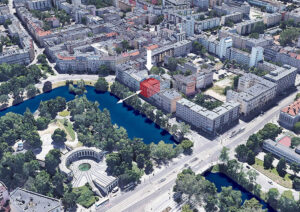 Wiscott Palace Wroclaw aerial view