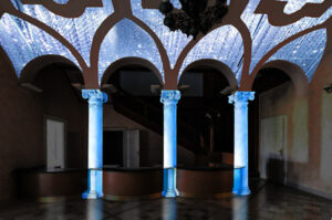 Wiscott Palace new entrance illumination