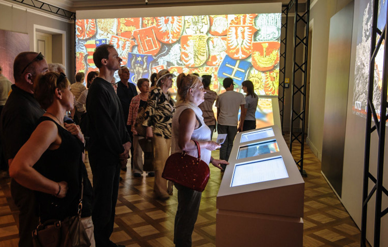 interactive multimedia terminal museum in Kings Castle in Warsaw