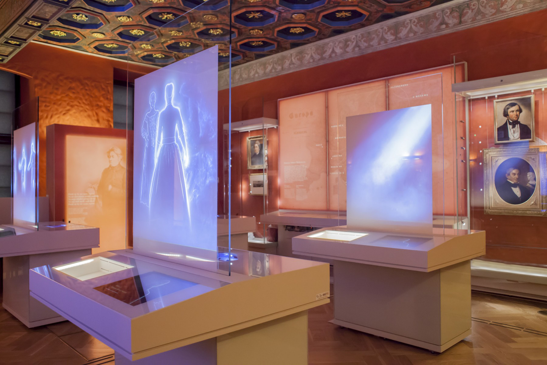 exhibition transparent screens