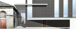Inchicore Barracks Health Centre 3D preliminary sketch