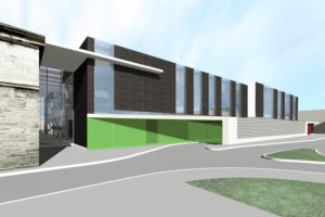 Inchicore Barracks Health Centre 3D preliminary sketch