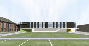 Inchicore Barracks Health Centre 3D preliminary sketch