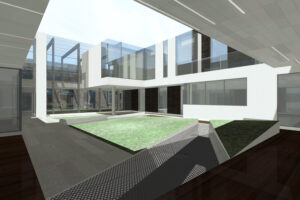 Inchicore Barracks Health Centre 3D preliminary sketch